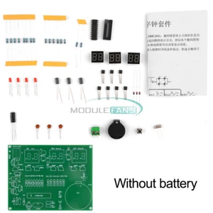 6-Digit AT89C2051 Electronic Clock Kit Digital LED Tube Clock Set DIY DC5-12V - Picture 1 of 16