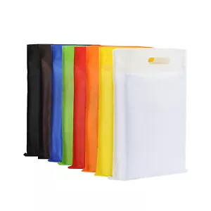 20 Reusable Non-Woven Handle Tote Merchandise Gift Party Shopping Bags - Picture 1 of 13