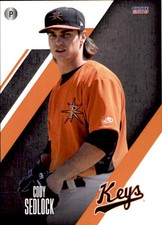2018 Frederick Keys Choice #26 Cody Sedlock Sherrard Illinois IL Baseball Card