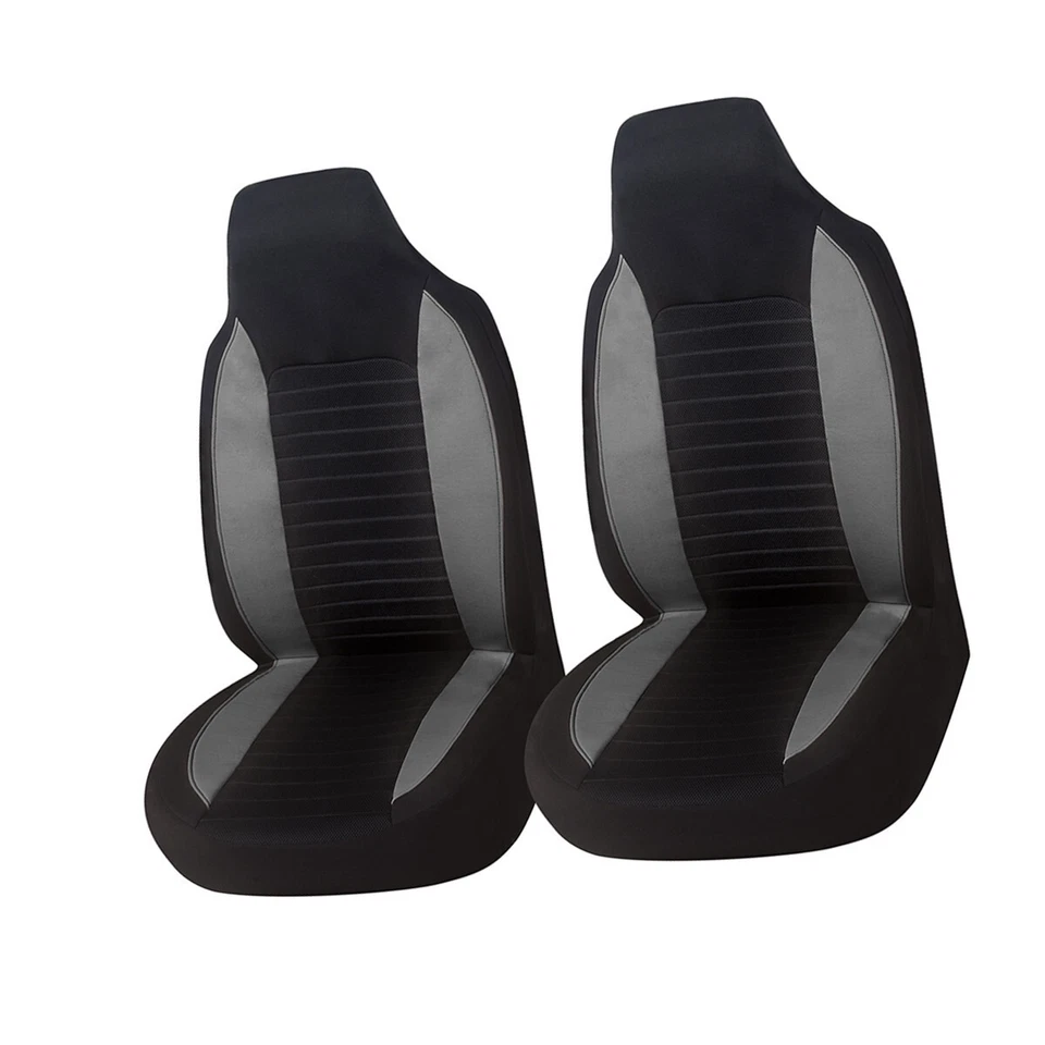 Cubo de respaldo alto asiento delantero tela fundas asiento coche alfombrilla protección accesorios Foto 1 de 4