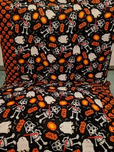 Star Wars Halloween pattern 100% new Cotton handmade Pillowcase one pair - Picture 1 of 4