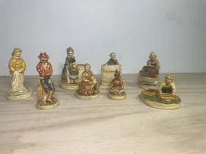 PW Baston Lot of 8 Mini Figurines 40's & 50's - Picture 1 of 13