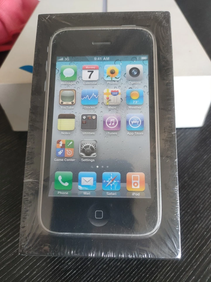 IPhone 3GS 8GB Black NUOVO mai aperto sealed new private vintage collection rare - Immagine 1 di 3