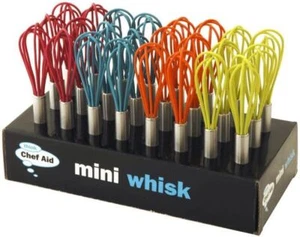 CUTE RETRO COLOURFUL MINI WHISK - ASSORTED COLOURS (MAY VARY) - Picture 1 of 1