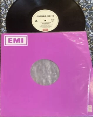 Pseudo Echo Love An Adventure 12” Vinyl  Plain Label Cover. - Image 1 of 2