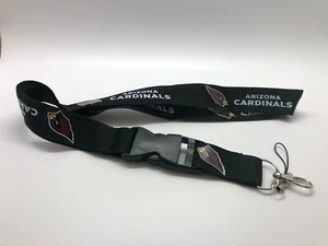 Arizona Cardinals Lanyard ID Badge Key Chain Clip Face Mask Holder Strap Saver - Picture 1 of 8