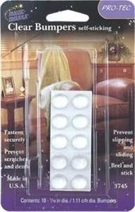 MAGIC MOUNTS 3745 CLEAR BUMPERS 10PK - Picture 1 of 1