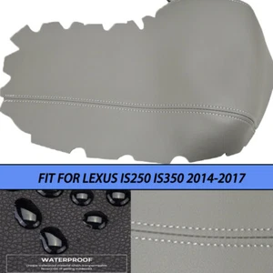 Leather Center Console Lid Armrest Cover Trim For Lexus IS250 350 14-17 Grey New - Picture 1 of 1