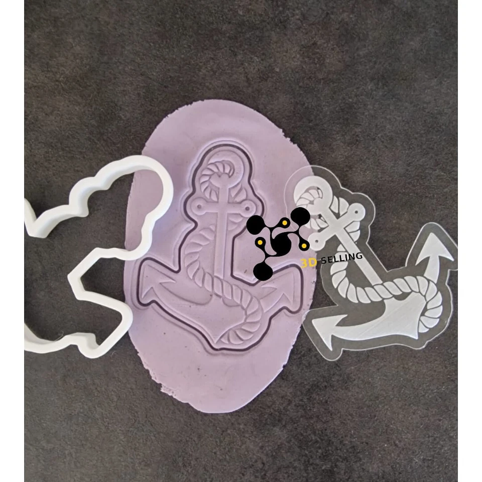 Anker Reliefform Plätzchenformen Ausstecher 8 cm - Bild 1 von 1