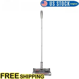 Cordless Sweep Turbo Rechargeable Carpet Sweeper Quiet & Powerful Cleaning Grey - Picture 1 of 8