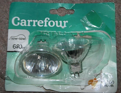 NEW 2x PHILIPS Brilliant Line L6/GU5.3 50W Bulbs, 3000K, Bright Light Halogens - Image 1 of 4