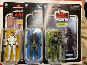 "JUEGO DE 3 ""CAZADOR"" LOTE MALO de Star Wars y Cassian ANDOR Aldhani & Trooper 3,75""" - Imagen 1 de 11