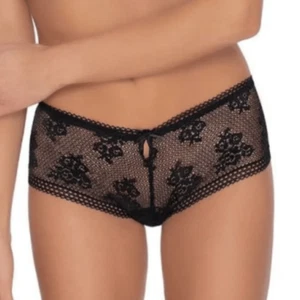 Sexy Pantalones Cortos de Encaje Transparente Panty Roza Nefretete - Imagen 1 de 6