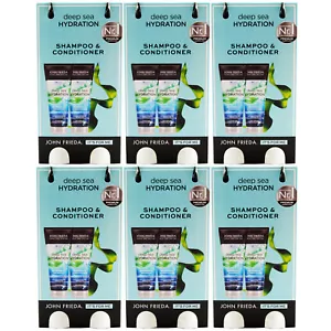John Frieda deep sea Hydration Shampoo & Conditioner 6 x Set je 250ml Haarpflege - Bild 1 von 2