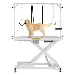 CO-Z Elektrischer Trimmtisch für Hunde Schertisch Hundepflegetisch mit X-Form - Bild 1 von 9