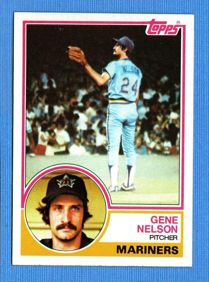1983 Topps #106 Gene Nelson Mariners - Image 1 of 1