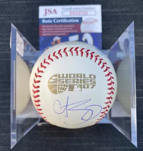 BOSTON RED SOX CURT SCHILLING SIGNED AUTOGRAPHED 2007 WORLD SERIES baseball! JSA - Picture 1 of 3