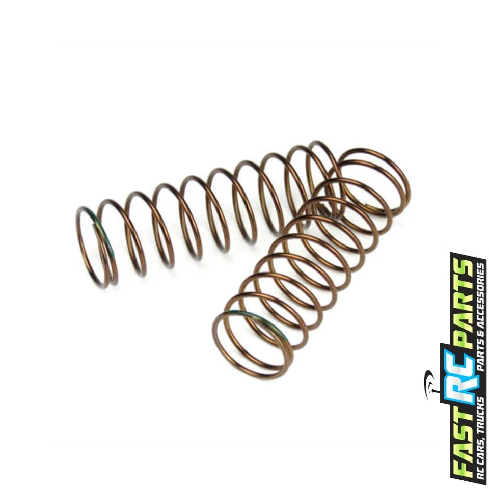 TKR7244 Shock Spring Set Rr 1.3x10.5 2.61lb/in 63mm Green  Tekno RC - Image 1 of 1