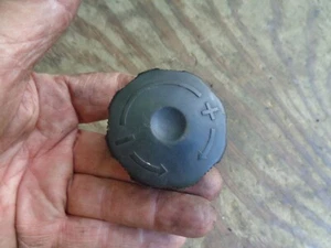 Volvo OEM 1975-1993 240 244 245 Front Seat Lumbar Adjustment Adjuster Knob BLACK - Picture 1 of 7