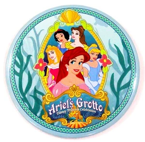 Disney Parks Princess Celebration Button Pin Ariel's Grotto Seashell Frame - Picture 1 of 2