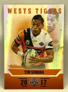 2017 NRL Traders Parallel #PS157 Tim Simona Wests Tigers - Picture 1 of 2