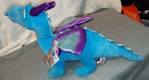 Aurora Legendary Friends Dragón Peluche Relleno 16" Azul Púrpura Alas Brillantes SONIDOS - Imagen 1 de 11