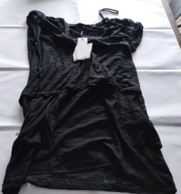 Cobertura de praia preta Calvin Klein tamanho P/M - Imagem 1 de 2