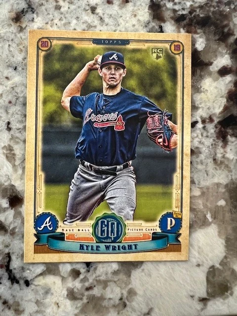 2019 TOPPS GYPSY QUEEN ROOKIE CARD ATLANTA BRAVES KYLE WRIGHT #202 - Image 1 of 1
