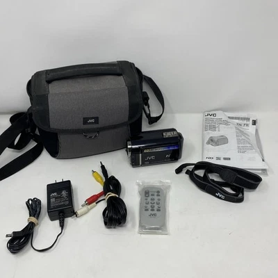 JVC Everio GZ-MG360BU 60GB HDD Digital Camcorder with Charger, Cables, and Case - Image 1 of 4