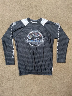 10th Planet Jiu Jitsu Rash Guard Mens Large Springfield Long Sleeve - Image 1 of 4