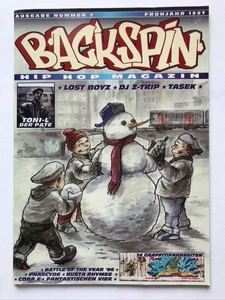 BACKSPIN HIPHOP MAGAZINE #7 FEBRUARY 1997 GRAFFITI GERMAN Z-TRIP - Foto 1 di 3