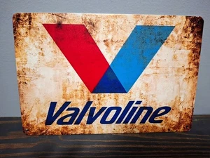 Valvoline 12 x 8 inch Metal Sign - Picture 1 of 5