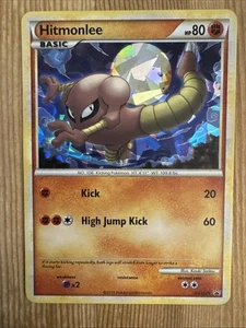 Pokemon TCG Hitmonlee HGSS25 Cracked Ice Holo 2010 HGSS Black Star Promo MP - Picture 1 of 2