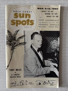 SUN SPOTS VISITOR'S GUIDE-FORT LAUDERDALE FLORIDA-MARCH 6-12 1960-BOOKLET - Picture 1 of 3