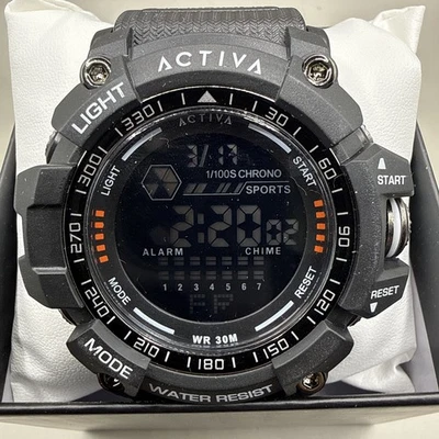 Reloj deportivo digital negro Activa X Invicta 56 mm ACW8020-001 NUEVO EN CAJA Foto 1 de 4