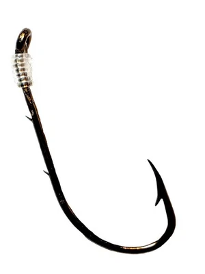 4-packs Eagle Claw (# 1/0) Snelled Baitholder #139 Fishing Hooks (6 hooks/pack) - Image 1 of 3