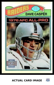 2001 Topps Archives Reserve #380 DAVE CASPER Oakland Raiders Set-Break HOF NM - Picture 1 of 4