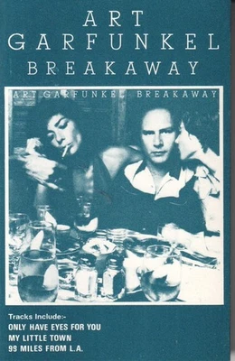 Art Garfunkel Breakaway cassette UK Cbs cassette white shell with black print - Image 1 of 3
