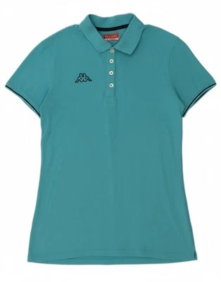 KAPPA Womens Polo Shirt UK 18 XL Blue DZ90 - Image 1 of 4