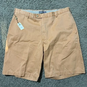 Neu mit Etikett! Peter Millar Herren 38x10 Orange The Standard Shorts Khaki Chino Pima Baumwolle - Bild 1 von 6