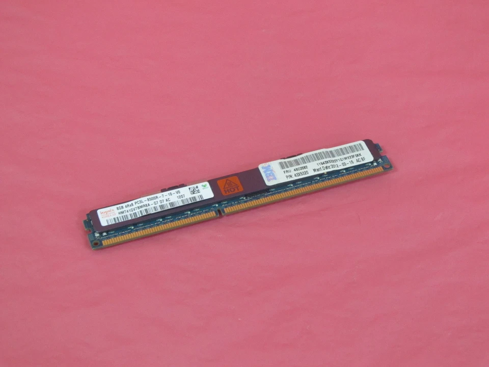 46C0582 IBM Corporation 8Gb Samsung/IBM 4RX8 PC3L-8500R 1066Mhz ECC Reg Low Prof - Image 1 of 1