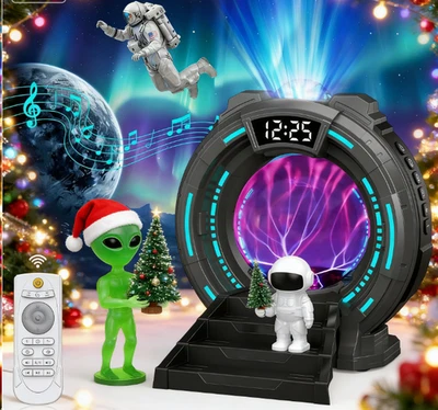 Innovativer Astronauten-Projektor mit Plasmakugel, Fernbedienung & Deko-Funktion - Bild 1 von 4