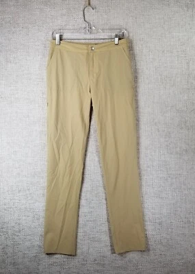 Mountain Khakis Trail Pants Women's 4 Stretch Cargo Classic Slim Fit Tan EUC - Image 1 of 4