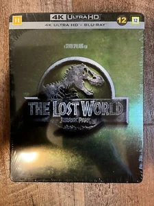 The Lost World: Jurassic Park w. Steelbook (4K UHD + Blu-ray, Region Free) *NEW* - Picture 1 of 4