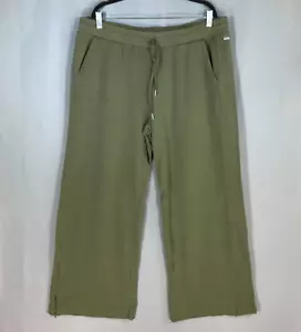 Zuda Z-Knit Donna Pantaloni Gamba Dritta Extra Large Profondo Oliva Cerniera - Foto 1 di 13