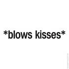 Blows Kisses Emote Star, Vinyl Decal Sticker, Multiple Colors & Sizes #1567