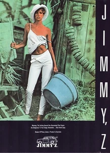 Print Ad Jimmy'z 1986 Surf Clothing Designs Totally 80s Full Page 8.5" x 11" - Picture 1 of 1