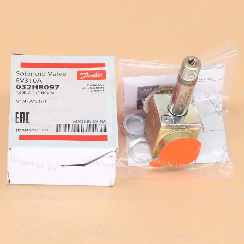 1PCS New Danfoss EV310A 032H8097 Solenoid Valve In Box#QW - Image 1 of 1