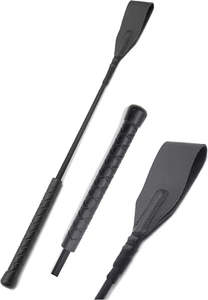 Riding Crop 18" for Horses, Equestrian Riding Crop for Horses, Double Slapper  - Picture 1 of 12
