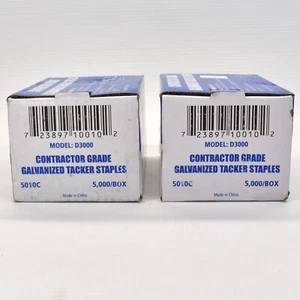 "Grapas tacadoras galvanizadas grado contratista 2 cajas 10.000 1/2"" x 5/16" - Imagen 1 de 5